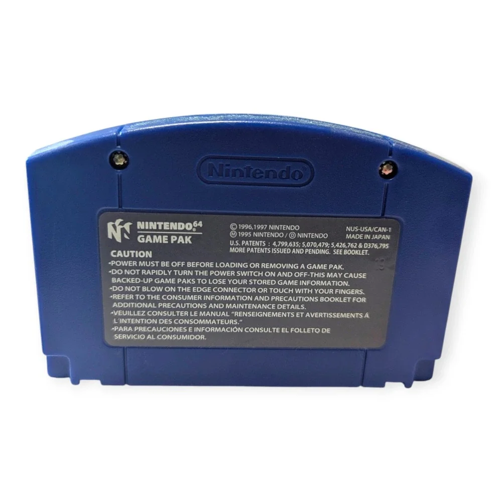 Bassmasters 2000 Nintendo 64 N64‎ Blue Cartridge THQ Fishing Game NTSC-U/C